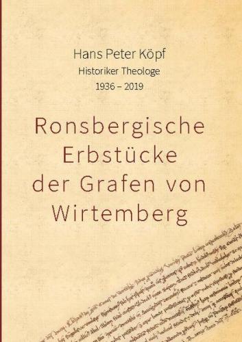 Ronsbergische Erbstücke der Grafen von Wirtemberg 