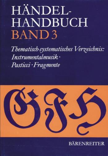 Händel-Handbuch / Händel-Handbuch 