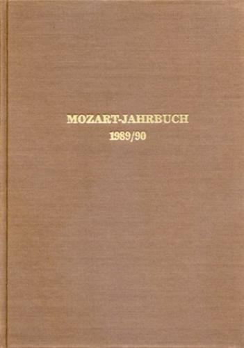 Mozart-Jahrbuch / 1989/90 