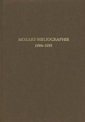 Mozart-Bibliographie / Mozart-Bibliographie 
