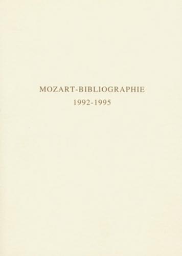 Mozart-Bibliographie / Mozart-Bibliographie 