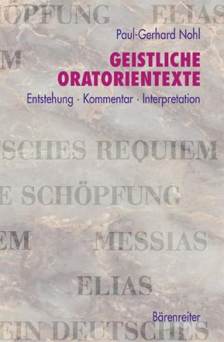 Geistliche Oratorientexte 