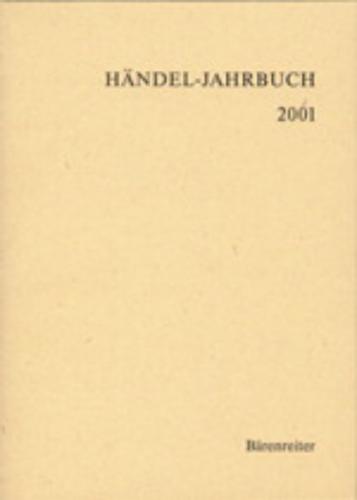 Händel-Jahrbuch / Händel-Jahrbuch 