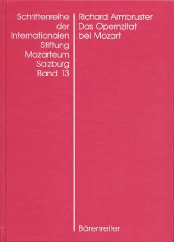 Das Opernzitat bei Mozart 