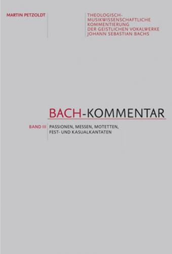 Bach-Kommentar - Band 3 
