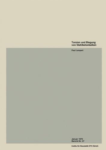 Torsion und Biegung von Stahlbetonbalken 