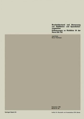 Bruchwiderstand und Bemessung von Stahlbetontragwerken 