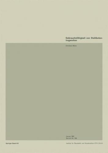 Gebrauchsfähigkeit von Stahlbetontragwerken 