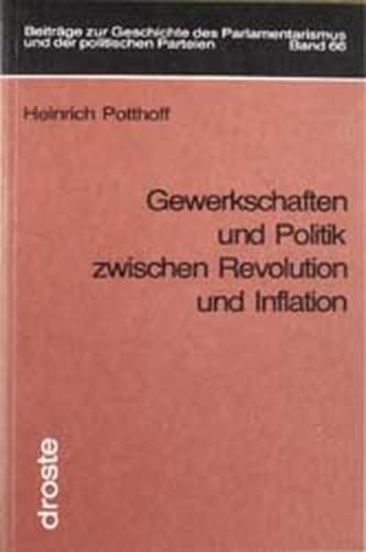 Gewerkschaften und Politik zwischen Revolution und Inflation 