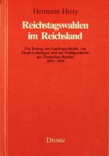 Reichstagswahlen im Reichsland 