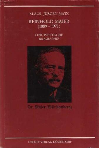 Reinhold Maier (1889-1971) 