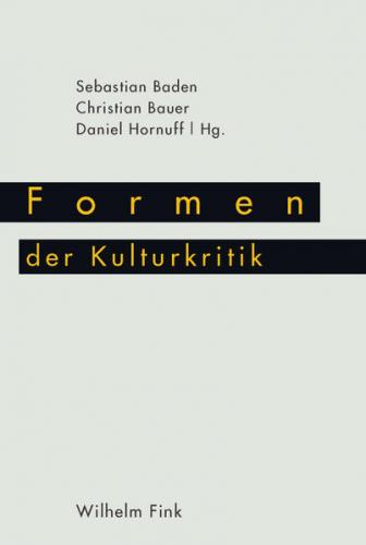 Formen der Kulturkritik 