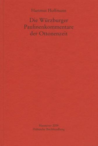 Die Würzburger Paulinenkommentare der Ottonenzeit 