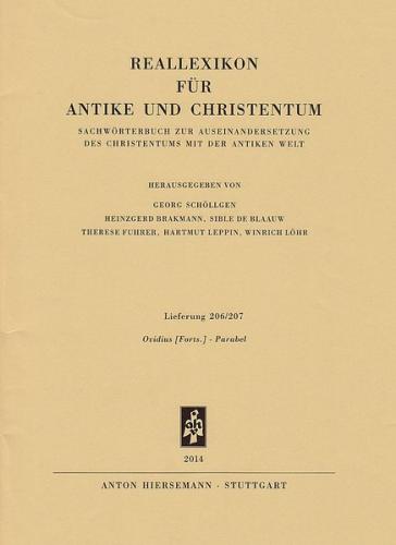 Reallexikon für Antike und Christentum 