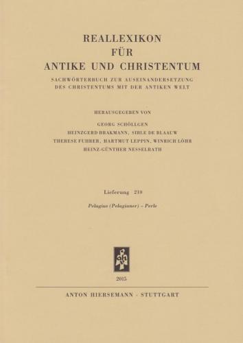 Reallexikon für Antike und Christentum 