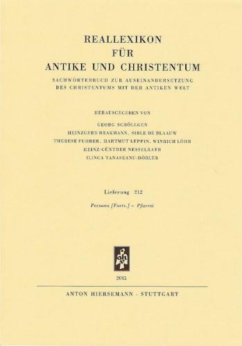 Reallexikon für Antike und Christentum 