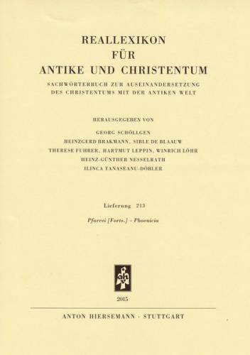 Reallexikon für Antike und Christentum 