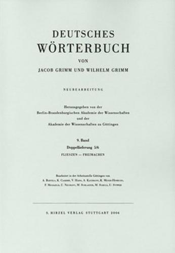 Grimm, Dt. Wörterbuch Neubearbeitung 