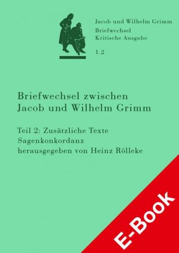 Briefwechsel zwischen Jacob und Wilhelm Grimm (Ebook - pdf) 