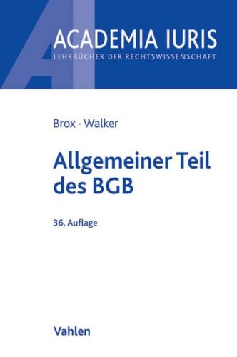 Allgemeiner Teil des BGB 
