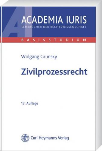 Zivilprozessrecht 