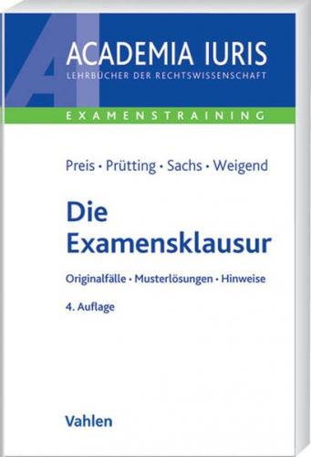 Die Examensklausur 