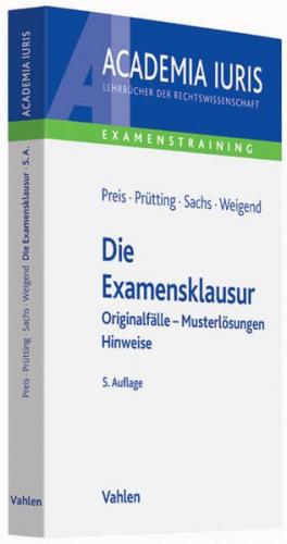 Die Examensklausur 