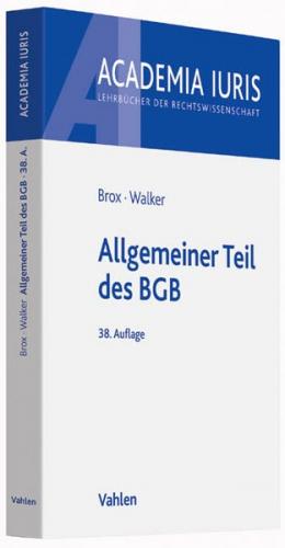 Allgemeiner Teil des BGB 