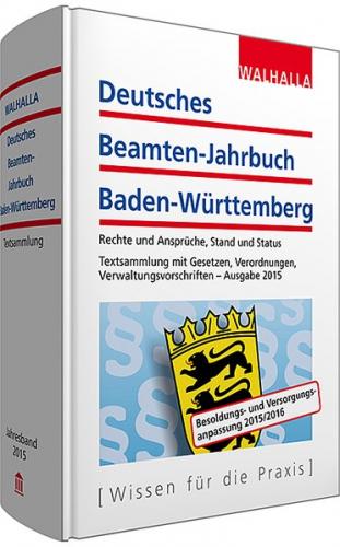 Deutsches Beamten-Jahrbuch Baden-Württemberg Jahresband 2015 
