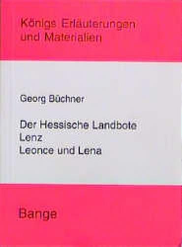 Der Hessische Landbote, Leonce und Lena, Lenz 