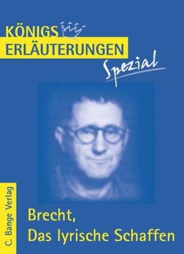 Brecht. Das lyrische Schaffen 