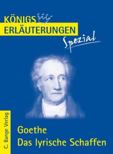 Goethe. Das lyrische Schaffen. 