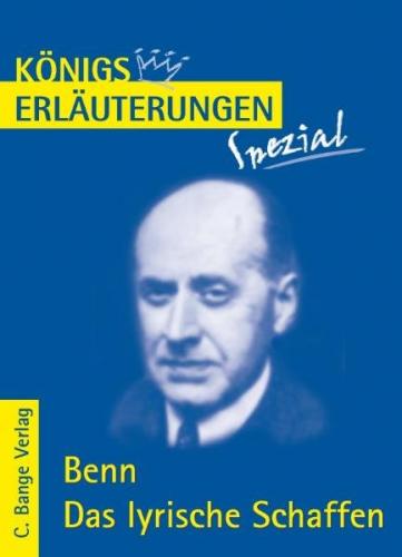 Benn. Das lyrische Schaffen. 