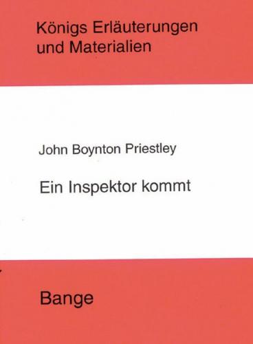 Ein Inspektor kommt (An Inspector Calls). Textanalyse und Interpretation. (Ebook - pdf) 