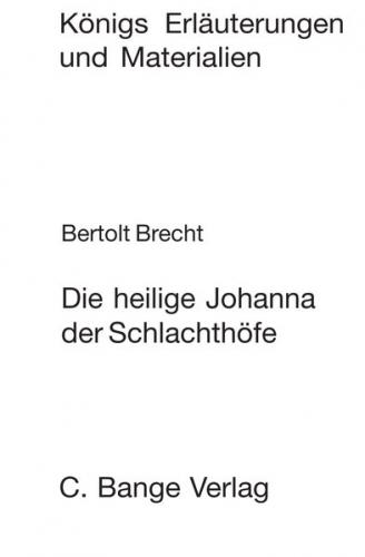 Die heilige Johanna der Schlachthöfe. Textanalyse und Interpretation. (Ebook - pdf) 