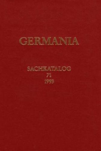 Sachkatalog der Bibliothek, Zugänge 1992 