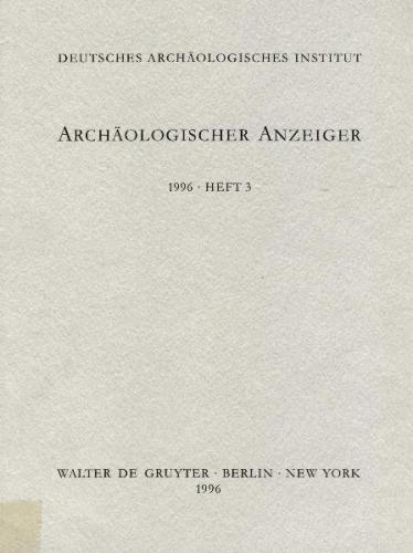 Archäologischer Anzeiger 