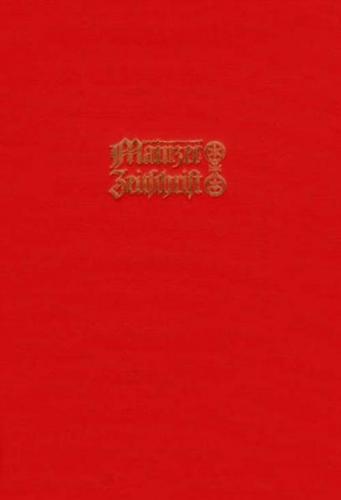 Mainzer Zeitschrift. Mittelrheinisches Jahrbuch für Archäologie, Kunst und Geschichte 