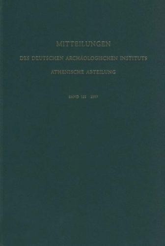 Mitteilungen des Deutschen Archäologischen Instituts. Athenische Abteilung 