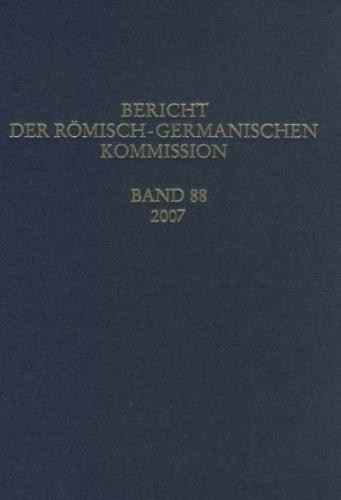 Berichte der Römisch-Germanischen Kommission / Bericht der Römisch-Germanischen Kommission 