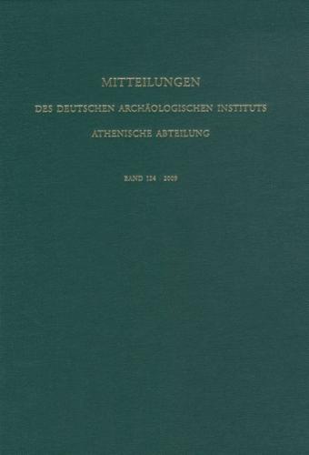 Mitteilungen des Deutschen Archäologischen Instituts - Athenische Abteilung 