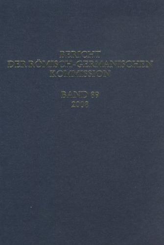 Bericht der Römisch-Germanischen Kommission 