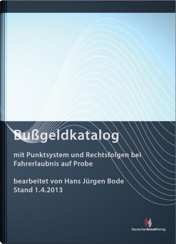 Bußgeldkatalog 