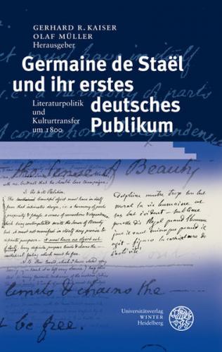 Germaine de Staël und ihr erstes deutsches Publikum 