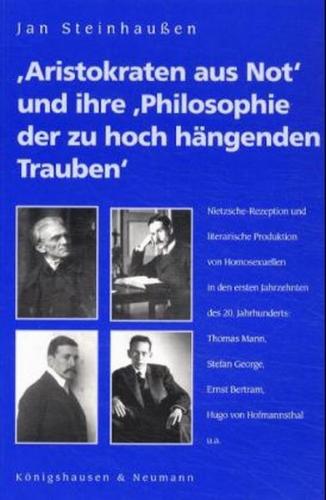'Aristokraten aus Not' und ihre 'Philosophie der zu hoch hängenden Trauben' 
