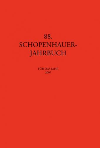 Schopenhauer-Jahrbuch 