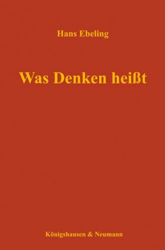 Was Denken heißt 