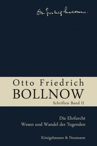 Otto Friedrich Bollnow: Schriften 