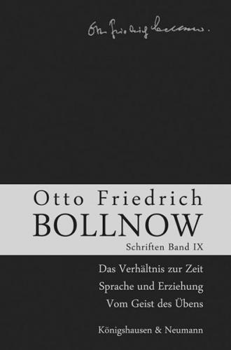 Otto Friedrich Bollnow: Schriften 