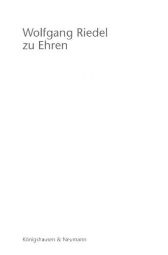Wolfgang Riedel zu Ehren 